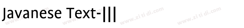 Javanese Text字体转换